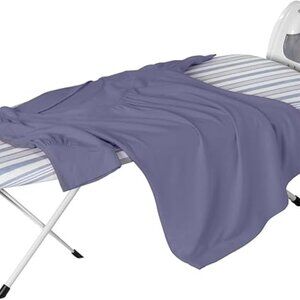 Honey-Can-Do Folding Tabletop Ironing Board with Iron Rest, Blue, 32” L x 12” W,